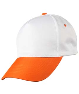 Promosyon Turuncu - Beyaz Şapka
